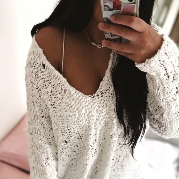 Free People Sunday Shore Knit Sweater - Picture 1 of 6